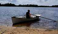 Classic sculling Rowing Boat with moving seat Boat with 1 moving seat