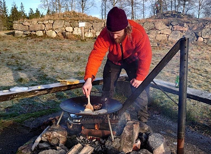 outdoor cooking square