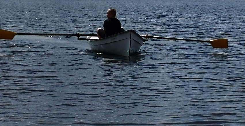Classic sculling Rowing Boat with moving seat Boat with 1 moving seat